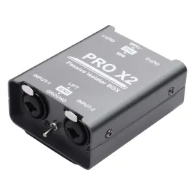 FQL711 GINTOOYUN Passive Stereo Connection Box Audio Isolator