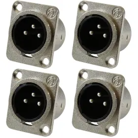 32-245 GLS AUDIO Xlr Male Jack Pin Panel Mount Pack