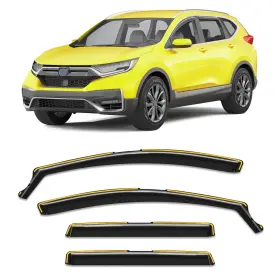 GOHOLY-Q42 GOHOLY Channel Window Rain Guard Honda Crv Wi