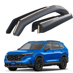 GY008438 GOODYEAR Shatterproof Channel Window Deflectors Crv