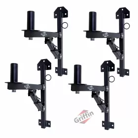 AP3372.A GRIFFIN Md Wall Mount Pa Speaker Holders Locking Pin #2