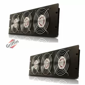 APRR3UW3F.A GRIFFIN Pack Rack Server Exhaust Fans Mount Rails #2