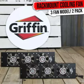 APRR3UW3F.A GRIFFIN Pack Rack Server Exhaust Fans Mount Rails