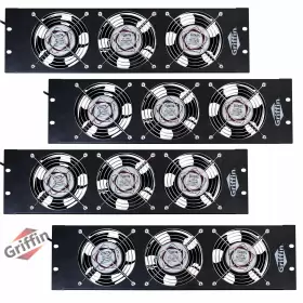 APRR3UW3F.A GRIFFIN Rackmount Exhaust Fan Panel Set Control #2