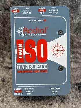 R800-1024 GT RADIAL Twin Channel Line Level Isolator