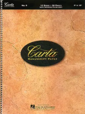 210055 HAL LEONARD Carta Manuscript Paper