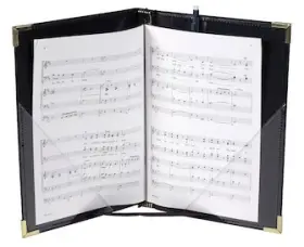 750665 HAL LEONARD Choral Folder Elastic Stays