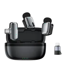 M6ZS01-EU HAOMUREN Wireless Mini Microphone Iphone Android
