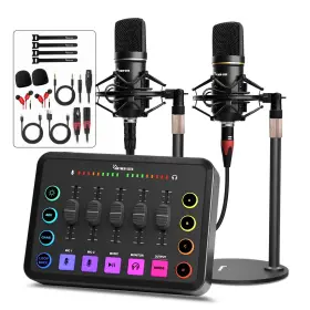 MHS124 HAYNER-SEEK Podcast Audio Interface Xlr Condenser