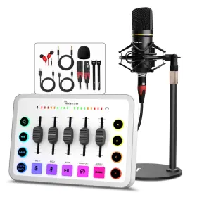 MHS126 HAYNER-SEEK Gaming Audio Mixer Xlr Interface Condenser