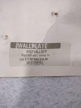 HSP1NJ3FP HORIZON MUSIC INCORPORATED Wall Plate Female Jack #3