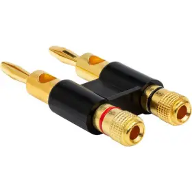 BNA-260BK HOSA Dual Banana Plug