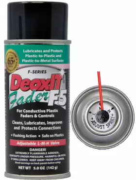 F5SH6 HOSA TECHNOLOGY Caig Laboratories Deoxit Fader Spray Fo