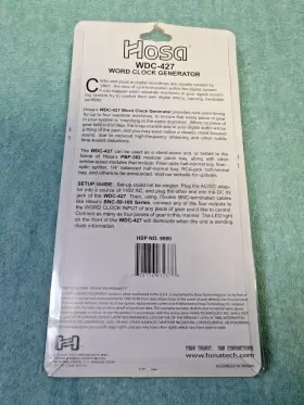 WDC-427 HOSA Modular Clock Generator Digital Recording #2