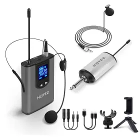 H-U05 HOTEC Uhf Wireless Headset Microphone Lavalier Lapel