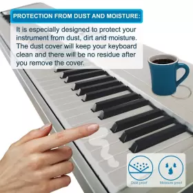 887774942404 HQRP Elastic Dust Cover Casio Privia #3