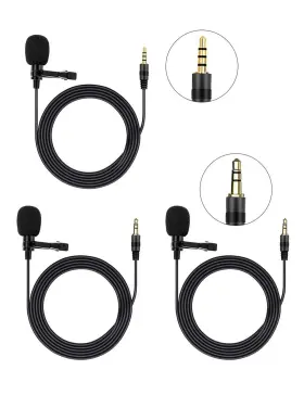 YYPJ-01-1 HUACAM Lavalier Clip Microphone Lav Mic Android