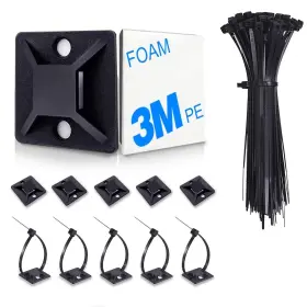 Blafda HUASAI Pack Tie Mount Cable Adhesive Backed