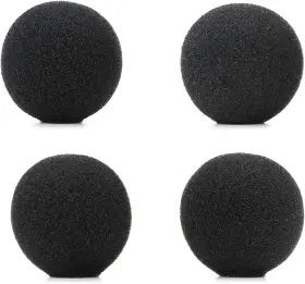 RK355WS BLACK Foam Windscreens Set