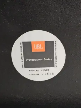 2360T JBL Horn Throats Exit #2