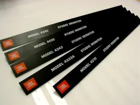 4345 JBL Grill Badges Labels