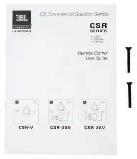 Csr-v-blk JBL Wall Volume Controller Select Csm Csma Vma #3