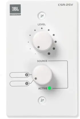 JBLCSR2V JBL Csr Wall Mount Remote Control Csm Mixer