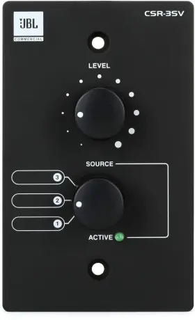 JBLCSR3SVBLKV JBL Csr Wall Mount Remote Control Csm Mixer