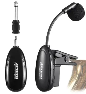 J919 JCWY Wireless Saxophone Microphone Clip Music Wir