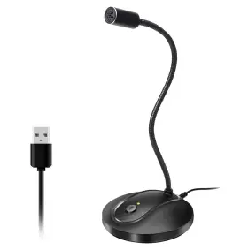 JV-601 JOUNIVO Usb Microphone Gooseneck Design Mute
