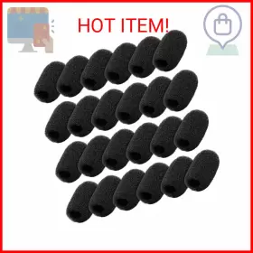 713057109274 JUVALE Pack Microphone Headset Windscreen Covers