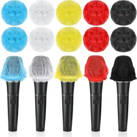 5393DARZ6791 JXIWFVL Microphone Covers Disposable Clean Odor