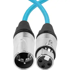 KB-MXLR-F-18 KONDOR BLUE Xlr Male Female Audio Cable Camera #3