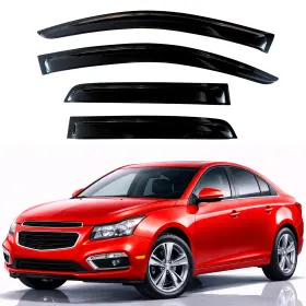811101 KPY Rain Guards Chevrolet Cruze Channel Window Visors