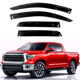 814180 KPY Rain Guards Toyota Tundra Double Channel Windo
