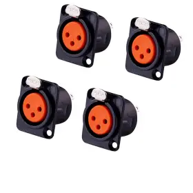 733371450791 LAGOGIA Xlr Female Socket Panel Mount Chassis