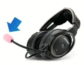 744963754586 LEFXMOPHY Headset Mic Cover Bose Microphone #3