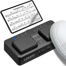 PT02-PRO LEKATO Wireless Pedal Bluetooth Page Turner Phone