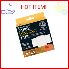 5330751 LINECO Archival Water Paper Hinging Tape Acid Neutral