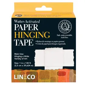 L5330751 LINECO Archival Water Paper Hinging Tape Acid