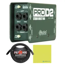 857954008763 LIQUID AUDIO Radial Di Box Passive Stereo Xlr