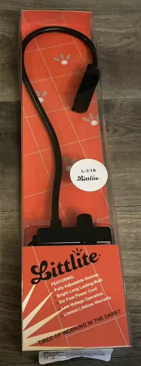 L-12A-LED LITTLITE Gooseneck Lamp Chassis Cord Dimmer Voltage