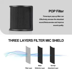 445015737788 LIYIRUI Mic Pop Filter Mesh #3