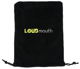 Lmg-velvet-mb LOUDMOUTH Studio Microphone Bag Podcast Mic