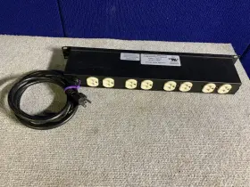 181-RL LOWELL Rack Mount Outlet Power Strip Lighting