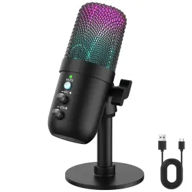 MU1000 LRUFOB Usb Microphone Condenser Mic Noise Cancellation