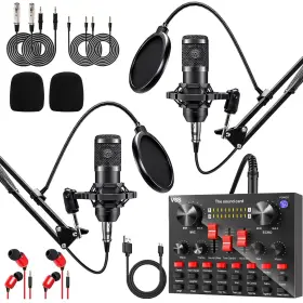 V8K2 LUVUMVLT Podcast Audio Interface Cardioid Designer Bm