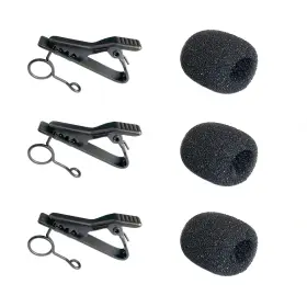 723508682072 LUWIGS Lavalier Microphone Tie Clips Lapel Mic
