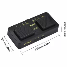 YYZ2471350858932CA M-VAVE Cube Turner Pro Wireless Midi Pedal #3