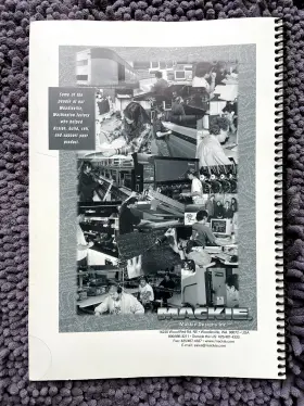 32-8-BUS MACKIE Mixer Manual #3